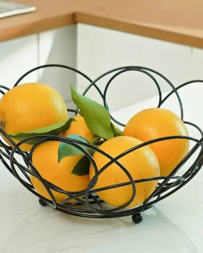 Corbeille à Fruits Filaire Noire